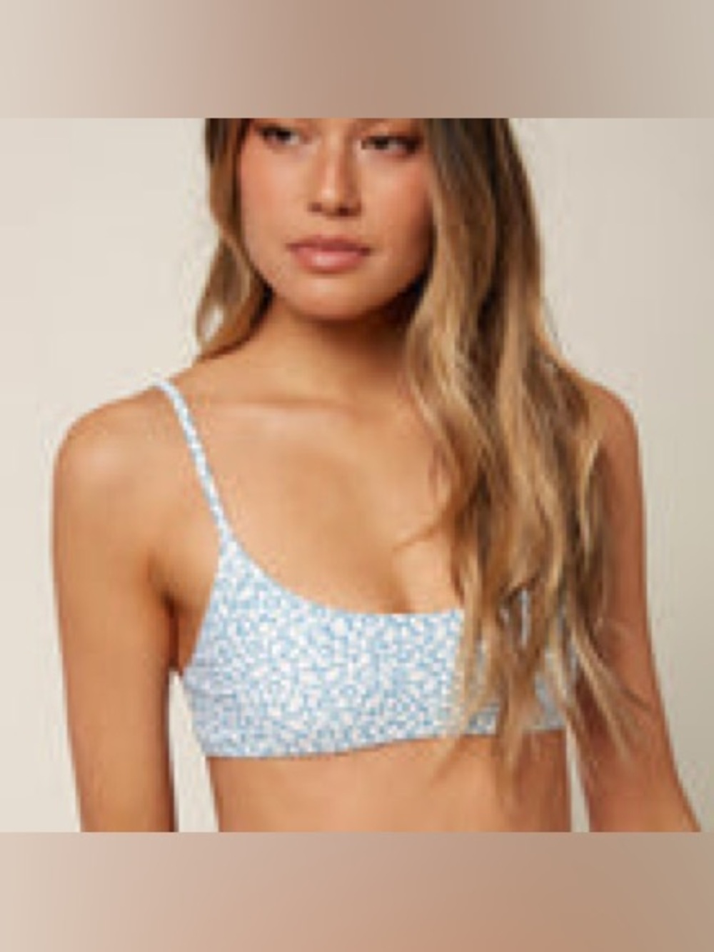 O’Neill Light Blue Floral Bikini set